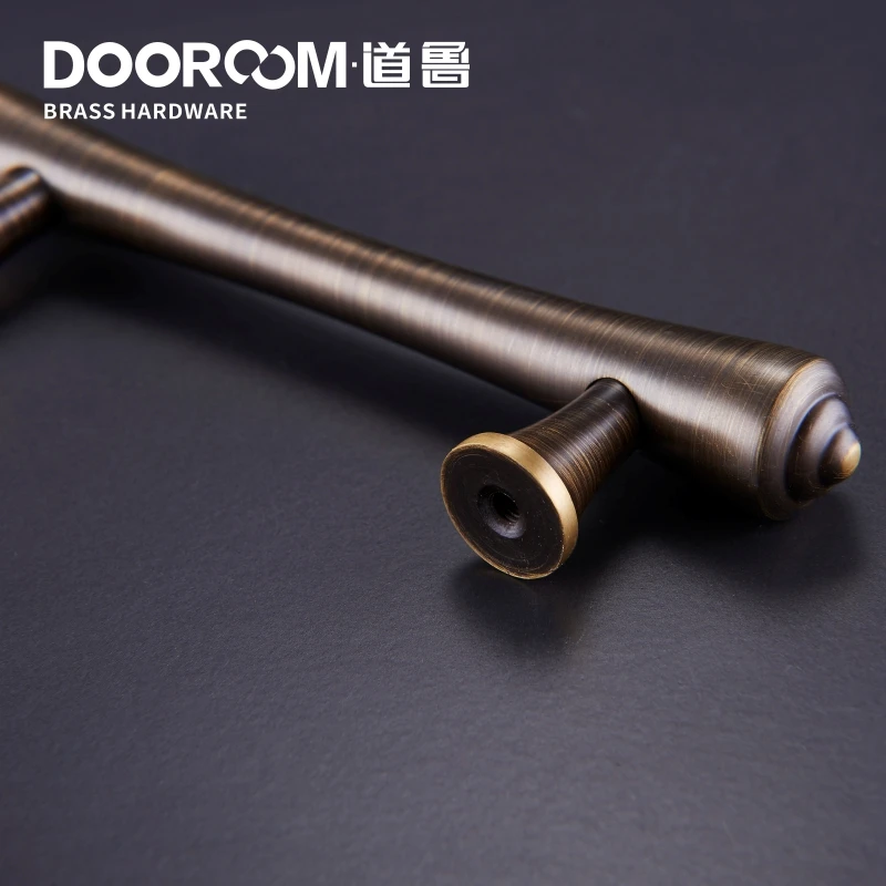 Dooroom латунный Сельский белый шкаф комод выдвижной ящик шкафа маленькие ручки Средиземноморский черный тянет ручки