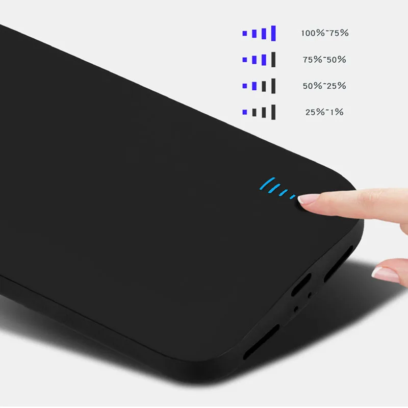 6000mAh Battery Power Case For Iphone XS MAX 6.5 Inch 6.1 IPhone XR Bateria Externa Charger Cover | Мобильные телефоны и