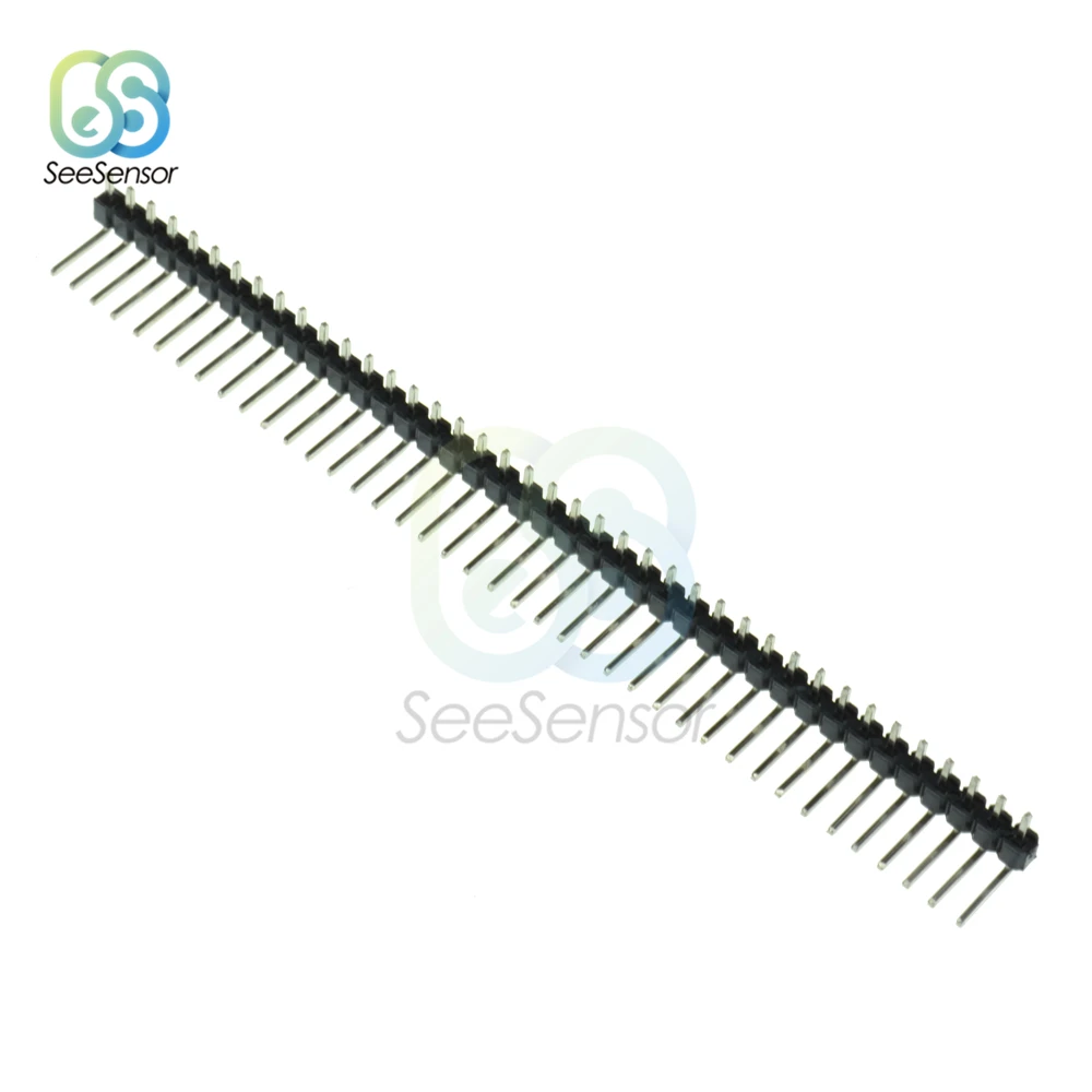 10 шт. 40Pin 1x40P 2 54 мм наружный Однорядный прямоугольный штырьковый коннектор для