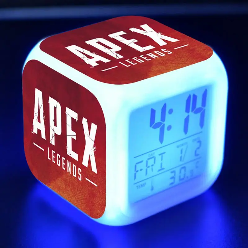 Фигурка игры Apex Legends игрушки СВЕТОДИОДНЫЙ Красочный светильник будильник боевой