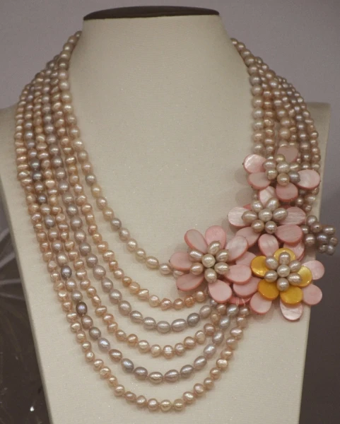 Женское Ожерелье с жемчугом и ракушками|flower necklace|necklaces for womennecklace necklace |