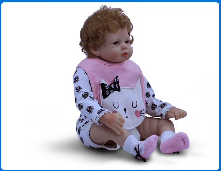 Кукла Rebirth 20 дюймов силиконовая кукла rebirth 50 см baby детская игрушка для