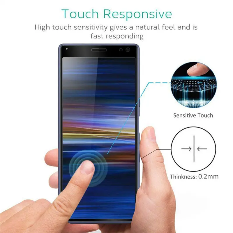 Закаленное стекло для Sony Xperia 10 Plus I3213 I4213 I4293 I3223 защита экрана полноэкранная