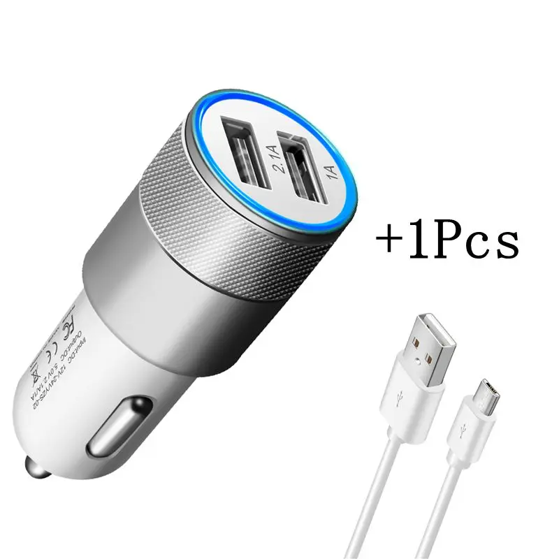 Crauch Dual USB Автомобильное зарядное устройство Универсальный мобильный телефон USB адаптер для iPhone X 8 7 Plus для samsung S8 S7 S6 htc USB сигарная розетка