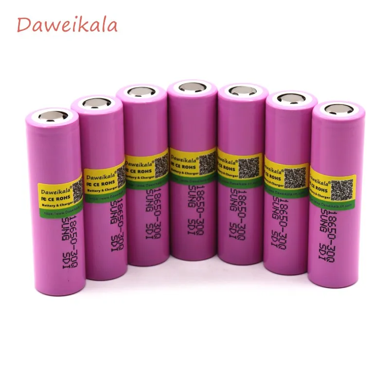10 шт./Daweikala оригинал для samsung 18650 батарея 3000 мАч INR 30Q 20A литий ионная аккумуляторная