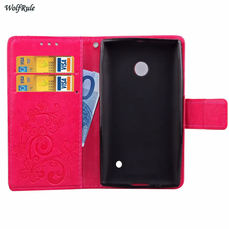 WolfRule Handbag Case For Nokia Lumia 530 Cover Flip PU Leather &amp TPU Phone Wallet | Мобильные телефоны и аксессуары