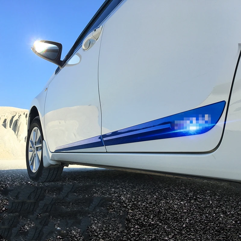 Фото Для toyota corolla 2014 2018 хромированная крышка для боковой двери украшение корпуса Для toyota corolla 2014 2018 хромированная крышка для боковой двери украшение корпуса