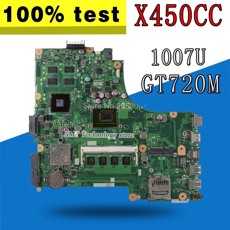 Материнская плата X450CC 1007u GT 720M REV2.3 4G для For Asus материнская ноутбука Тест 100% OK|gt