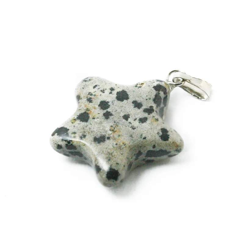 Подвеска в виде звезды из натурального синтетического камня 20 мм|charm bracelets sterling