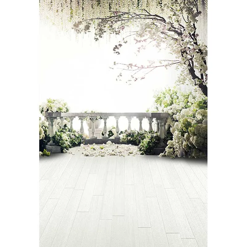 

Photography backdrop Flowers Tree Garden Loft Vinyl photo background Wedding Photographic Backdrops for Photo Studio