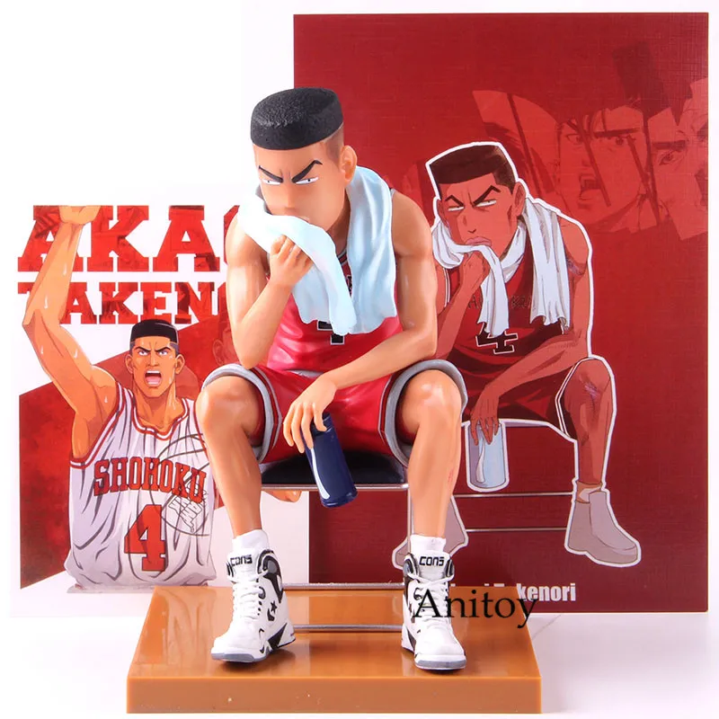 E without retail box Slam Dunk Hanamichi Sakuragi Rukawa Kaede Mitsui Hisashi Акаги Такенори Miyagi Ryota фигурка Коллекционная модель игрушки - Цвет: E without retail box