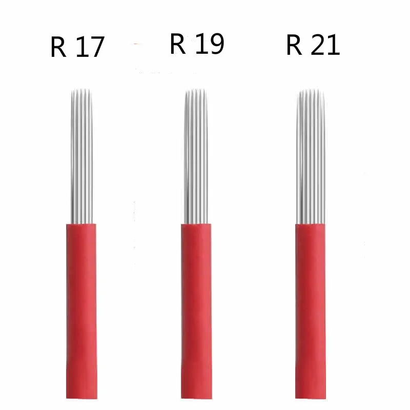 100 шт. иглы для перманентного макияжа бровей|permanent makeup manual|microblading needlespermanent |