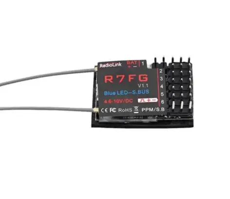 Radiolink R12DSM R12DS R9DS R8FM R6DSM R6DS R6FG R7FG Rc приемник 2,4G усилитель сигнала для передатчика радиоуправляемой модели к компьютеру - Цвет: R7FG
