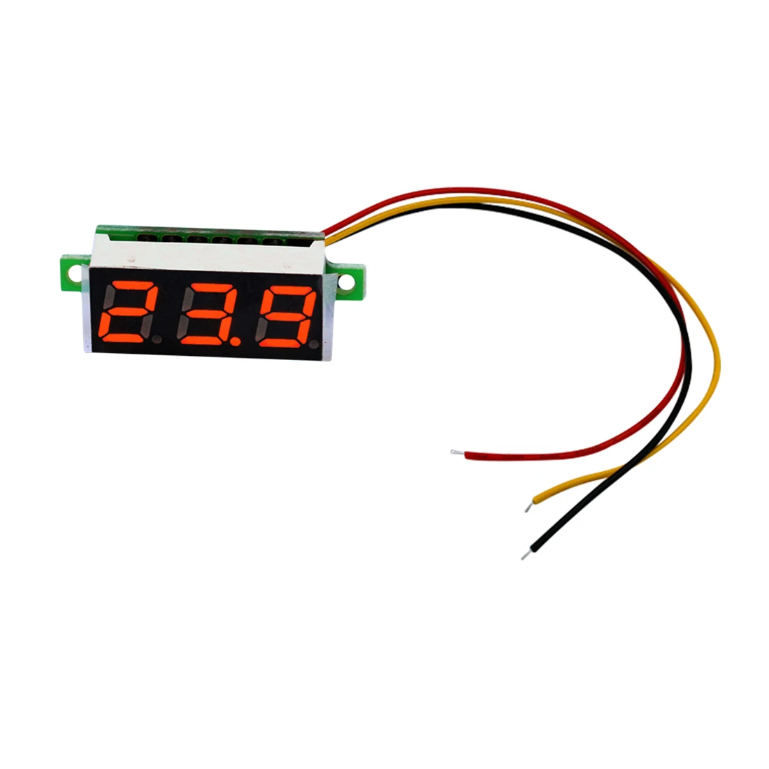 3-проводный измеритель напряжения вольтметр цифровой светодиодный дисплей 0 36