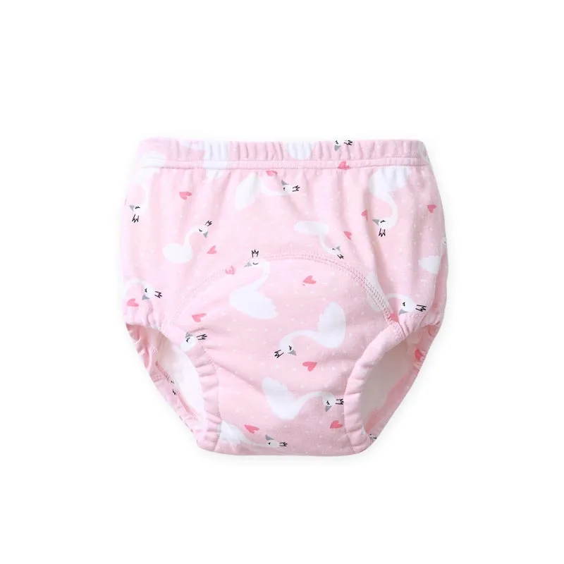5PCS Waterproof Toddler Pants for Potty Toilet Training Reusable Infant Underpants Cloth Panties Child Underwear