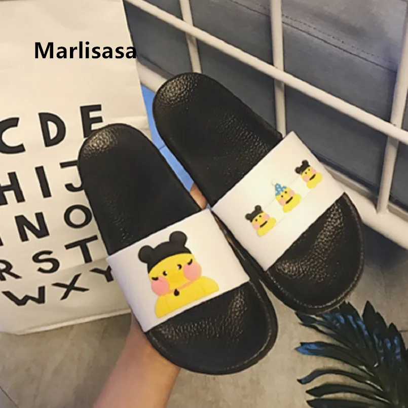 

Women Fashion Comfortable Slip on Slides Lady Casual Spring Slip on Sippers Female Cool Home Slippers Pantoufles Femmes G5316