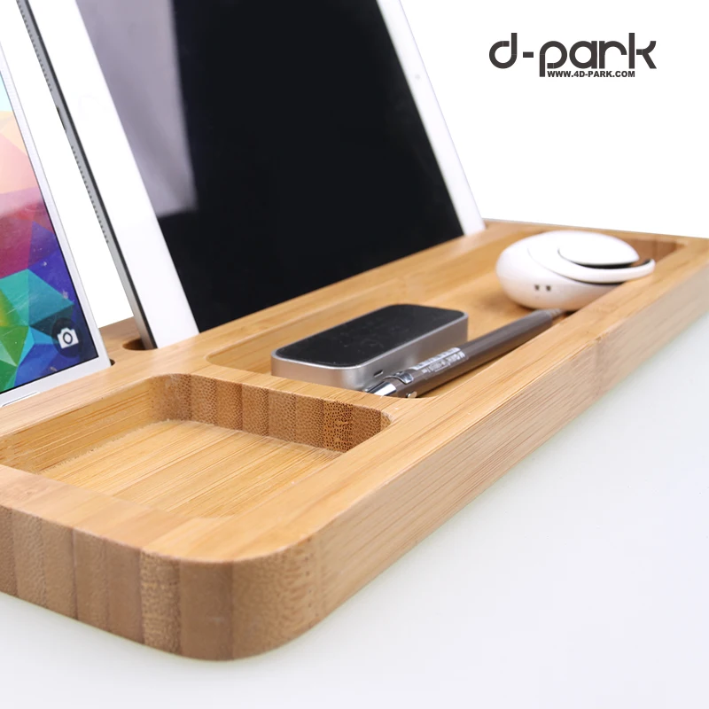 Подставка для телефона из натурального бамбука и дерева Apple Watch/iPad Air/iPad 4/iPad Mini