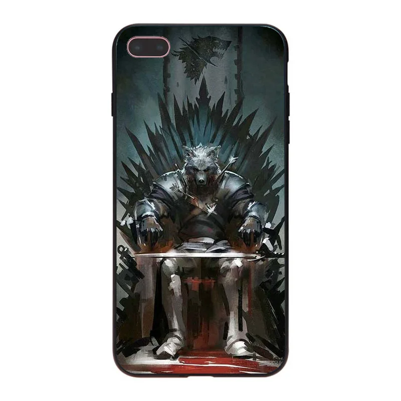 MaiYaCa Игра престолов волк Новинка Fundas чехол для телефона iPhone 8 7 6 6S Plus X 10 5 5S SE 5C Coque