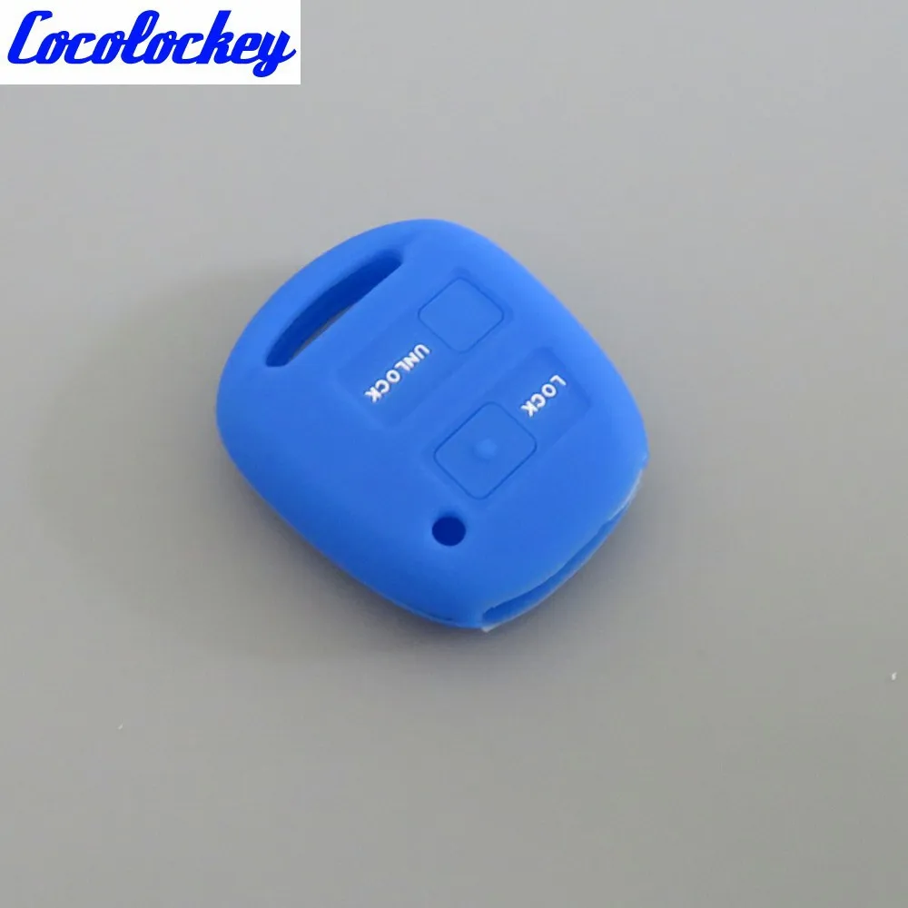 Cocolockey силиконовый чехол для ключей TOYOTA CAMRY CELICA PRIUS YARIS RAV4 COROLLA без логотипа|fob