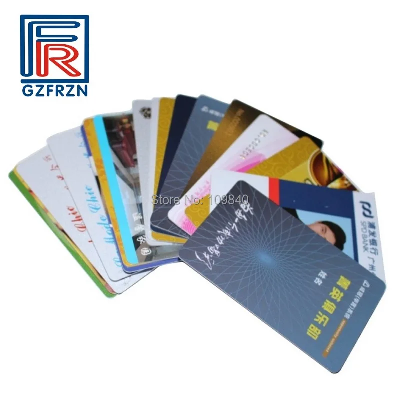 

500pcs Custom design printing card 13.56mhz NFC ISO14443A M1 S50 Printed Arbitrary Pattern Number VIP Cards