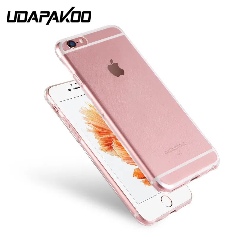 Кристально прозрачный силиконовый Ультратонкий чехол для iPhone XS Max XR X 4 4S 5 5c 5S SE 6 6s 7