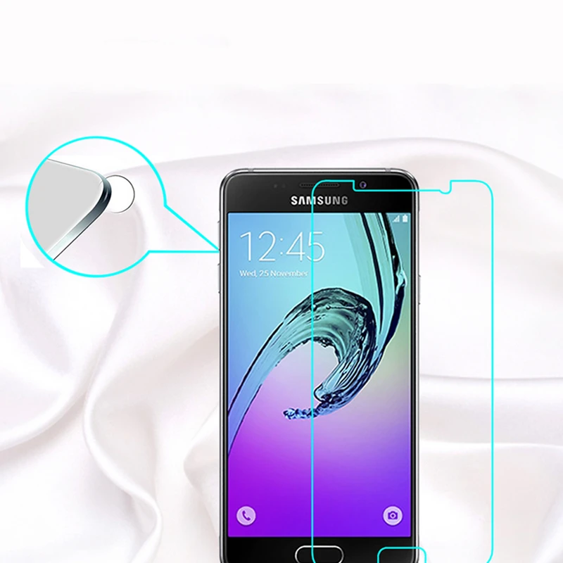 Закаленное стекло для Samsung A3 2016 защитный экран смартфон закаленное 9H на