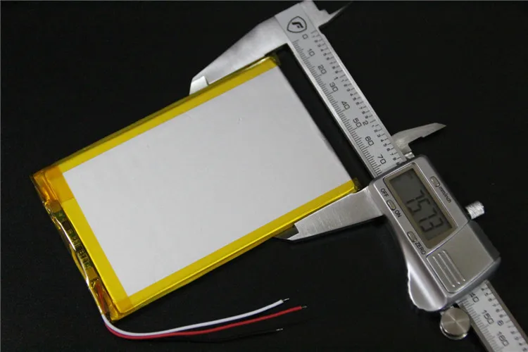 Литий ионный аккумулятор N9106 3 7 в 3575120 провода 4500 мАч|polymer lithium battery|3.7v polymer3.7v polymer