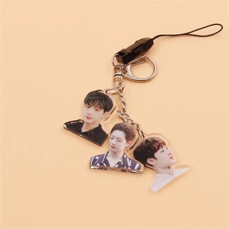 Lai Kuan Lin 1 Kpop Wanna One подвеска-сумка для телефона Lai Kuan Lin Kang danel милый акриловый брелок для ключей, модный брелок - Цвет: Lai Kuan Lin 1