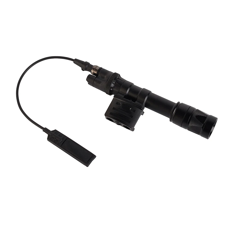 WADSN тактические факелы M612V Scout Light wDS07 переключатель в сборе и RM45 крепление со смещением Softair фонарик WEX445 подсветка для оружия - Цвет: Черный