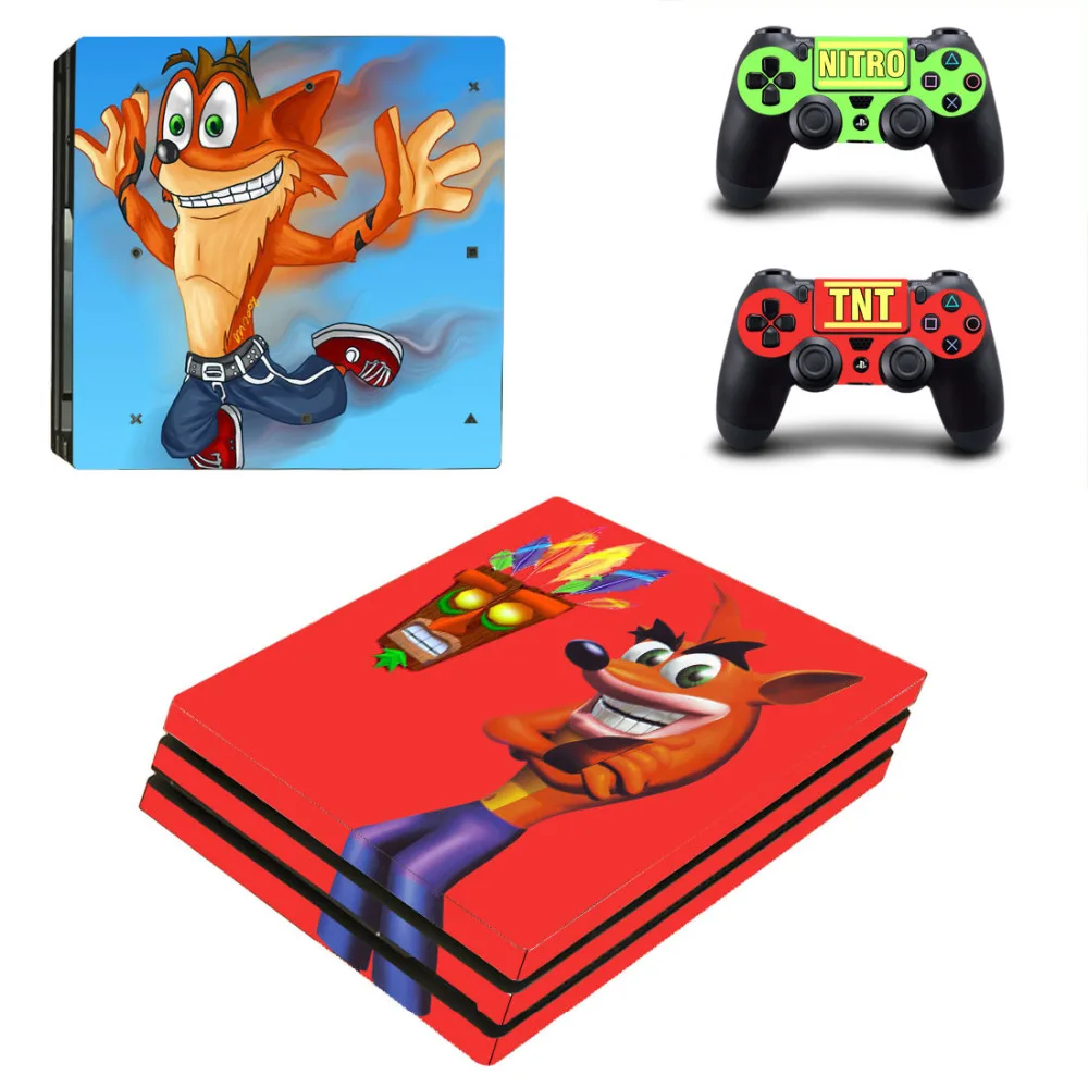 Наклейка для игровой обложки Playstation4 PS4 PRO консоль наклейка кожи + 2 шт контроллер
