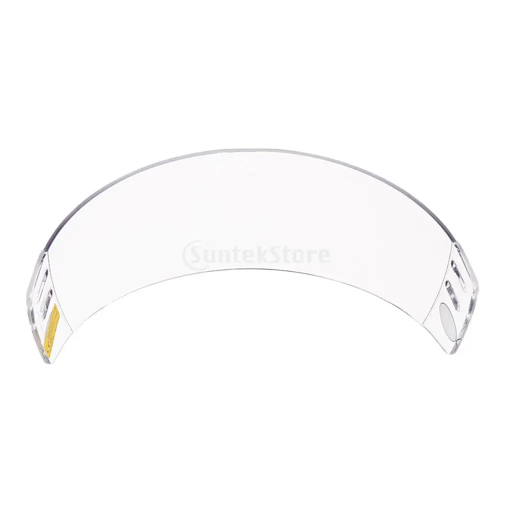 CE Approved Anti-fog Anti-scratch Ice Hockey Visor Shield with Mounting Hardware Plus Dustproof Helmet Equipment Storage Bag | Спорт и