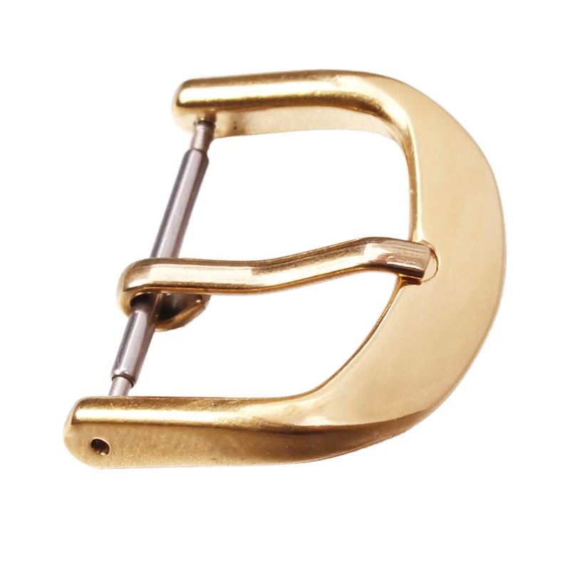 316L Solid Stainless Steel Watch Buckle Silver Gold Polished Watch Band Strap Clasp 12 14 16 18 20 22mm Clock Accessories