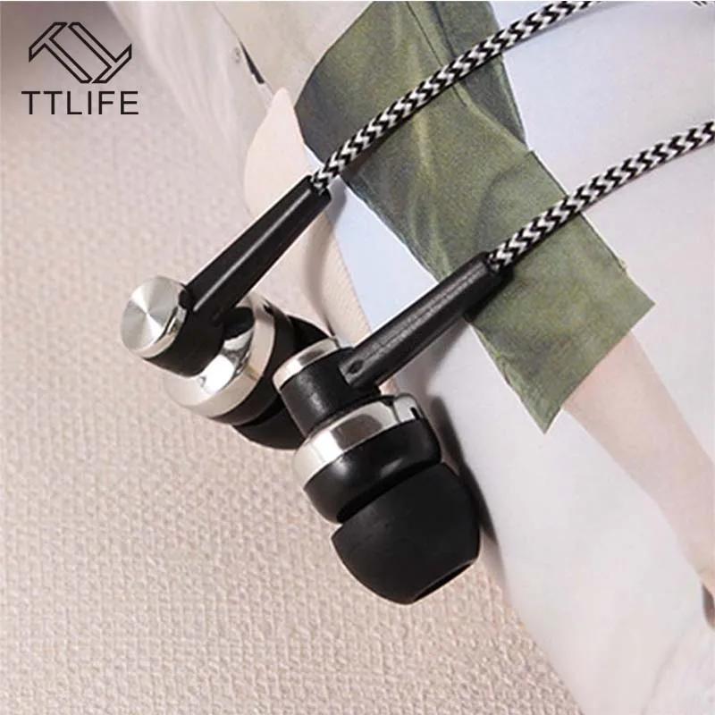 Original TTLIFE Wired Sport Earphone SK38 HiFi Stereo Super Bass Headphone Music In-ear Headset With Mic for Android Phone Xiomi |