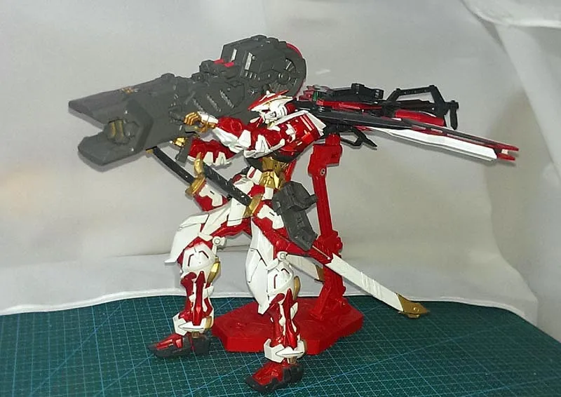 poitron Blaster пистолет для 1/100 мг MBF-P02/P03 Gundam с пути красный/синий Рамка