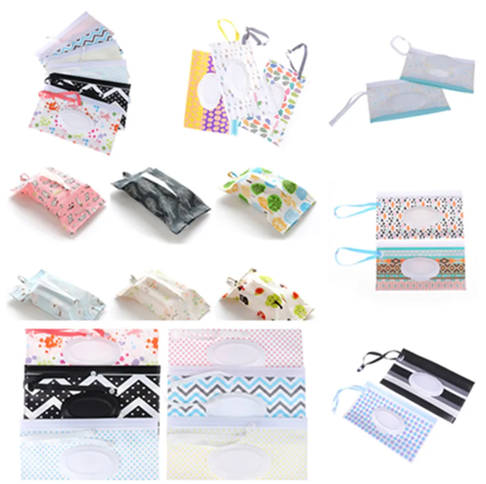 Удобный для переноски клатч и чистые салфетки чехол экологически влажные сумка