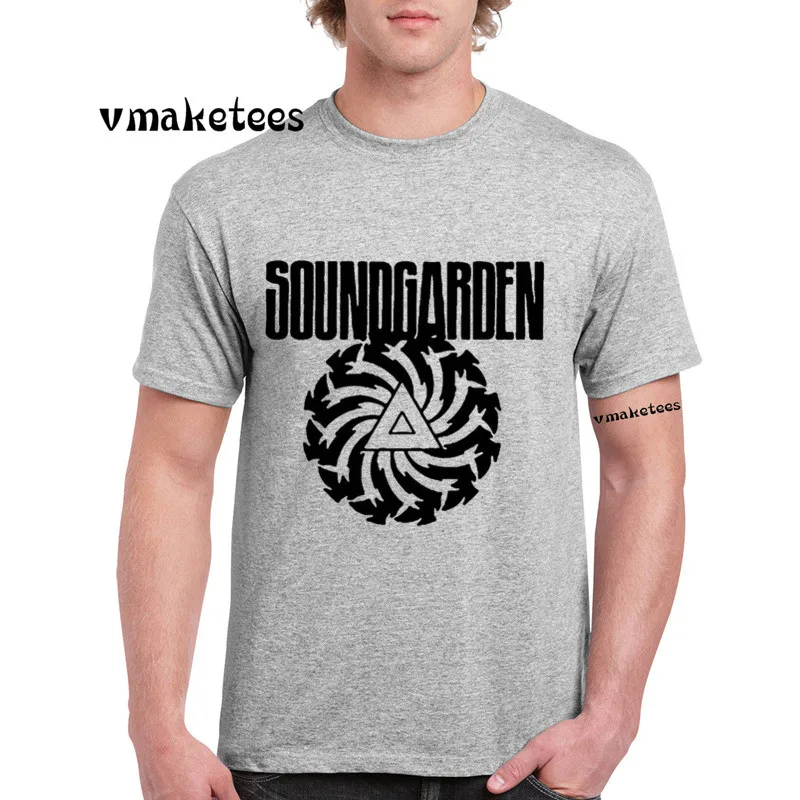 Soundgarden/модная футболка с круглым вырезом и короткими рукавами Летняя