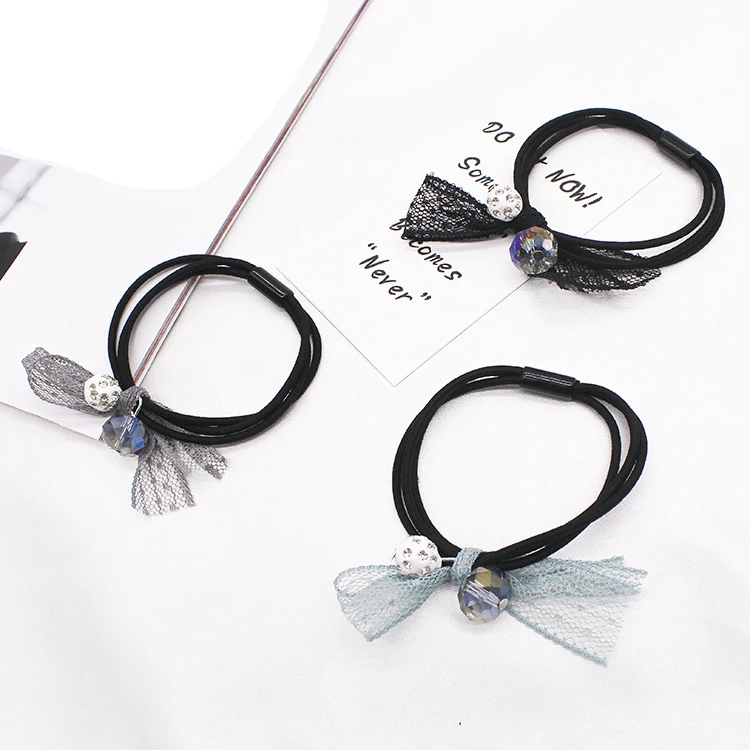 2018 кружевная лента аксессуары для волос модные детские резинки девочек