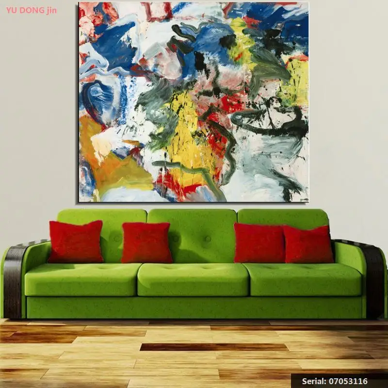 William de Kooning Still life Classical oil Painting Drawing art Spray Unframed Canvas straw wax hand gemstone07053116 | Дом и сад