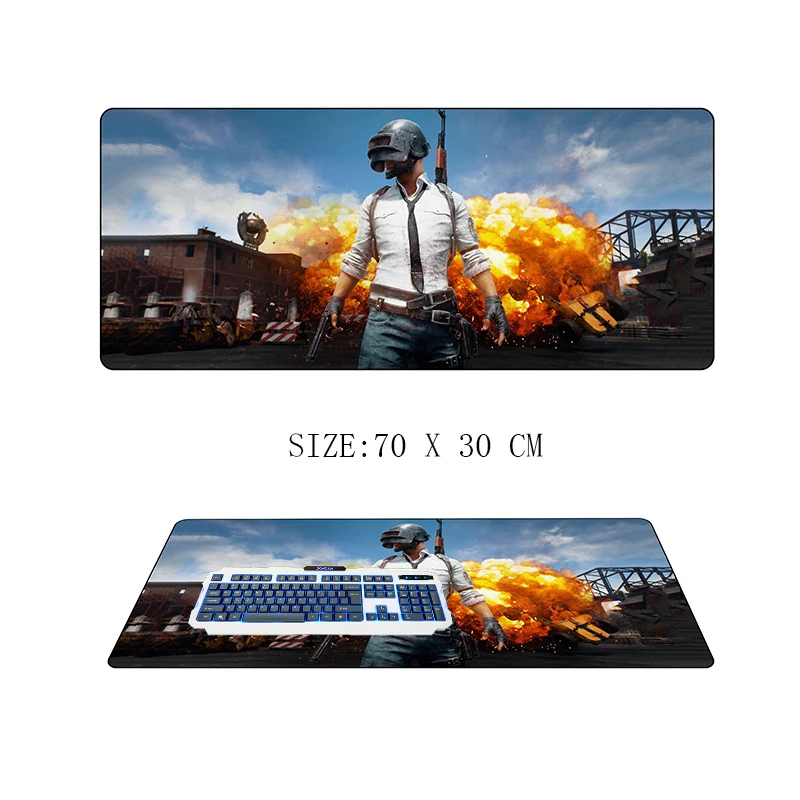 70x30 см большой коврик для мыши PUBG Playerunknown's Battlegrounds игровой keyborad winner Chicken Dinner|tapis de