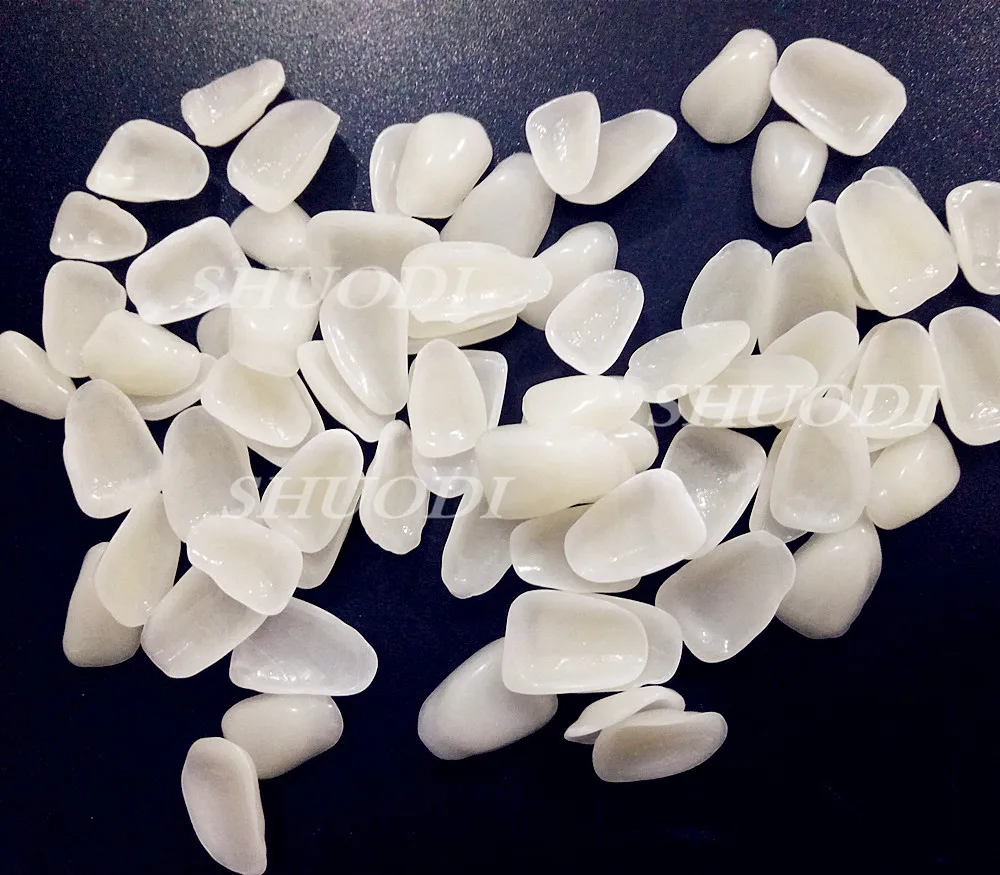 3 сумки верхних улучшенных естественных зуб цвет смолы пластиковые зубные виниры