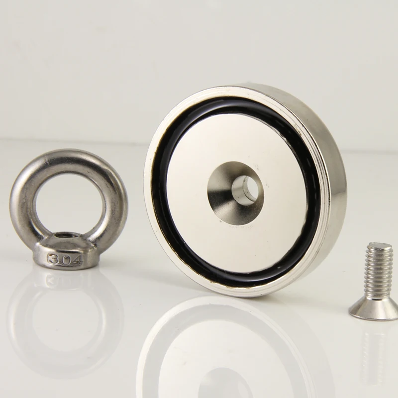 Сверхмощный спасательный магнит диаметр 60 мм для Глубоководной Рыбалки