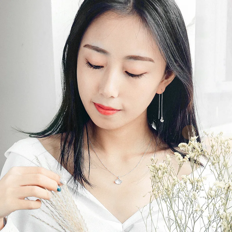 Модные женские ювелирные изделия Длинные ушные линии металлические в форме