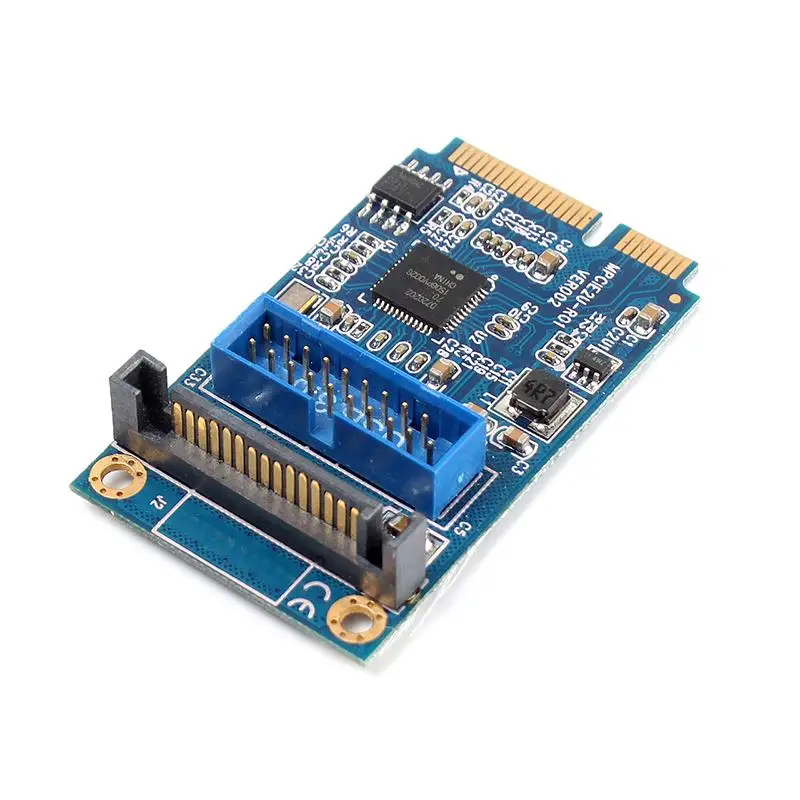 ПК мини PCI Express 19Pin 19 P USB 3.0 гнездо + SATA питание материнской платы расширения адаптер