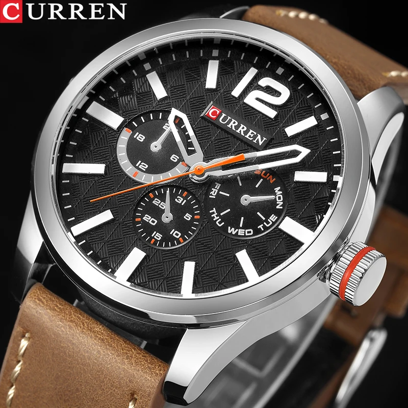 Часы CURREN Мужские спортивные с большим циферблатом|watch brand men|watch menwatch men |