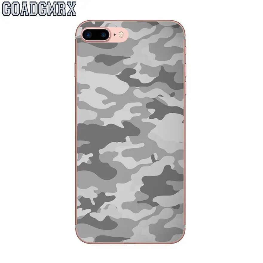 Военная камуфляжная серия для Samsung Galaxy S2 S3 S4 S5 Mini Alpha S6 S7 edge S8 S9 Plus J1 Grand Prime мягкое