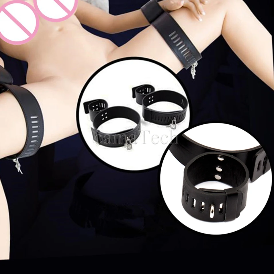 CamaTech из искусственной кожи запястья и манжеты для ног Комплект Фетиш