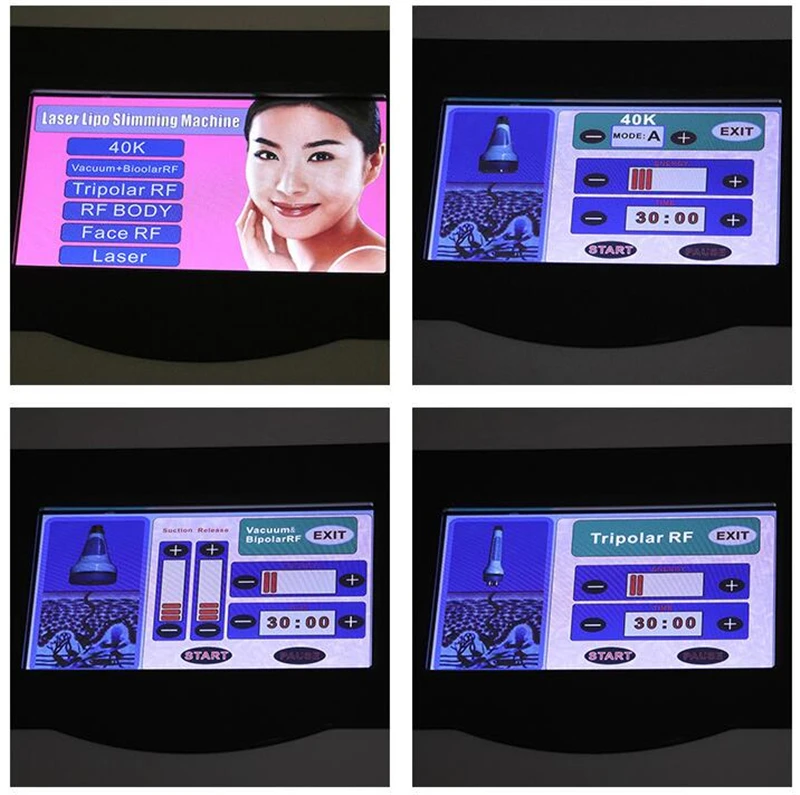 

High Quality !!! 40K Ultrasonic Cavitation Body Sculpting Slimming Vacuum Skin Firm Body Lift red Photon Machine CE/DHL
