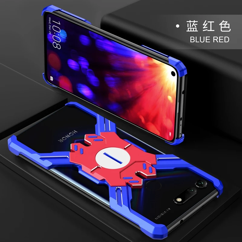 Чехол для huawei Honor View 20, роскошный противоударный алюминиевый металлический защитный чехол для Honor V20, чехол для mate 20 Pro, чехол