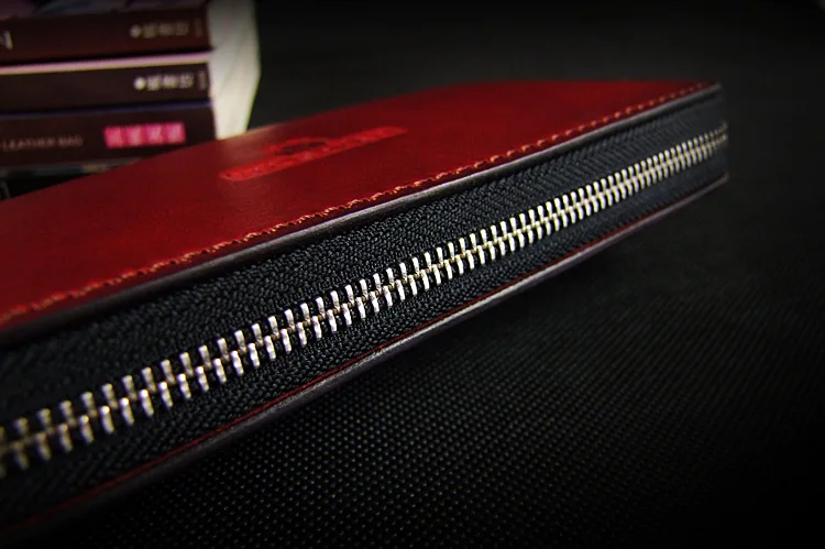 OLG. YAT кошелек ручной работы мужской длинная сумка на молнии кожаные сумки Воловья