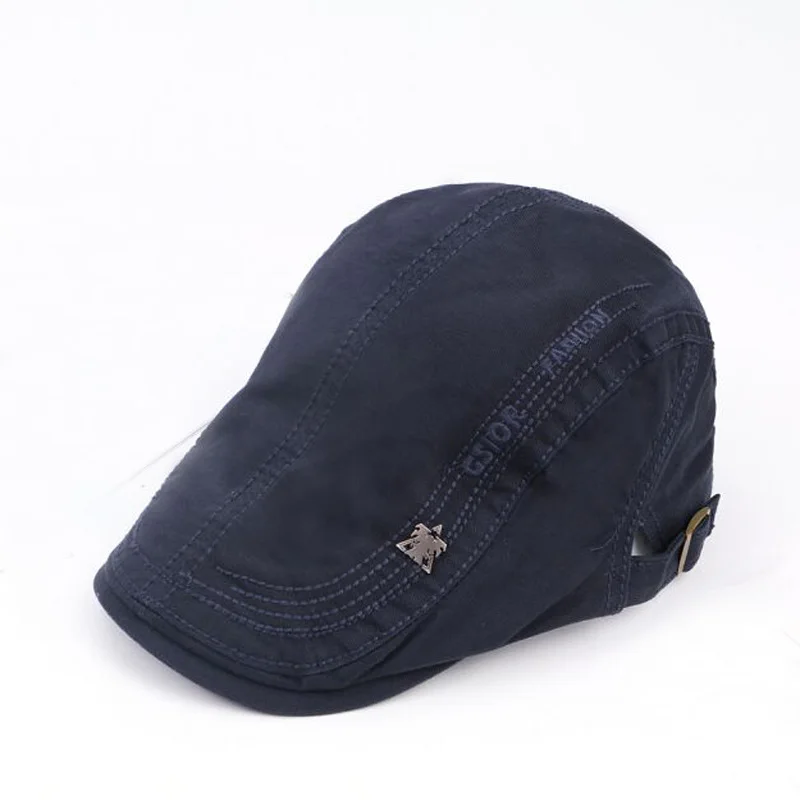 

XEONGKVI Korean Letter Metal Label Adult Visors Caps Spring Autumn Brand Snapback Cotton Hats For Women Men Peaked Cap Casquette